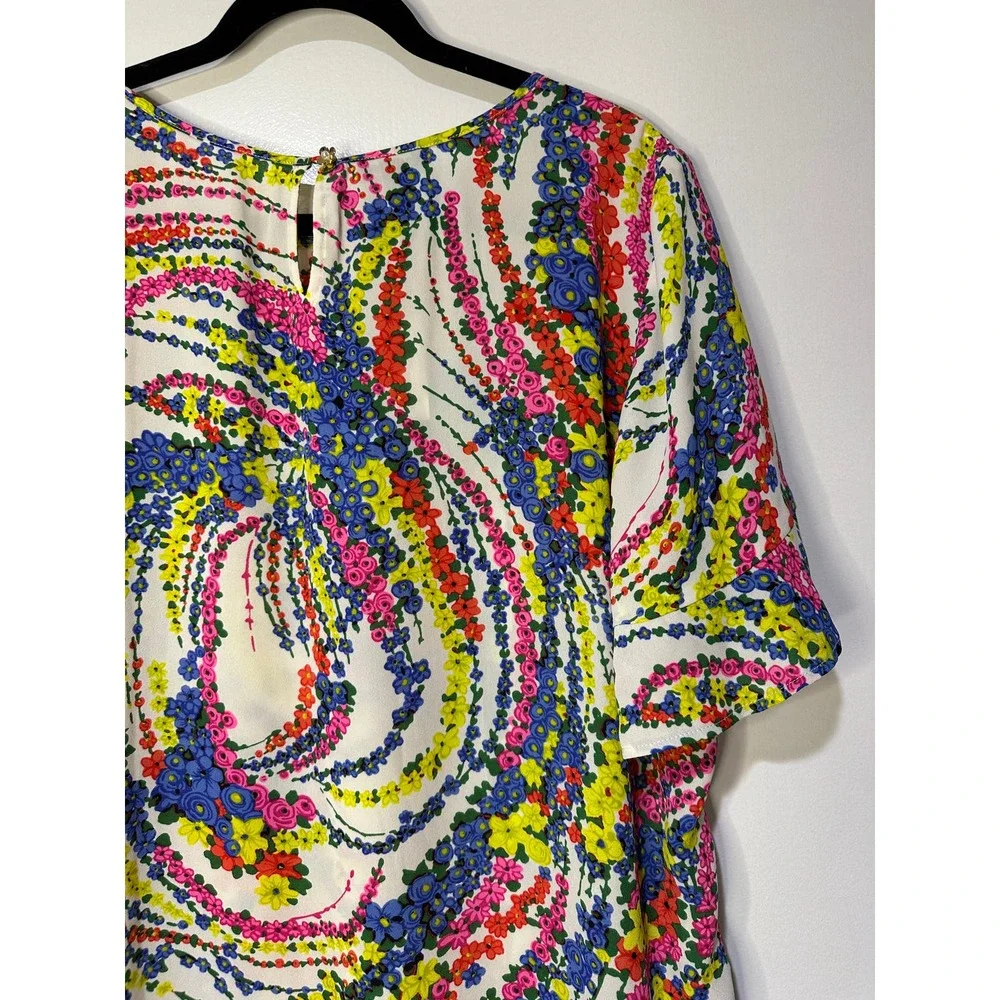 Talbots Floral Swirl Flutter Sleeves Blouse Plus Size EUC - Picture 11 of 13